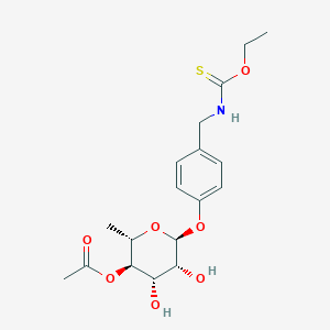molecular formula C18H25NO7S B8271618 Niaziminin CAS No. 147821-56-5