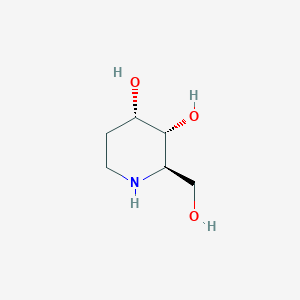 molecular formula C6H13NO3 B8271622 3-Epi-fagomine CAS No. 156639-77-9