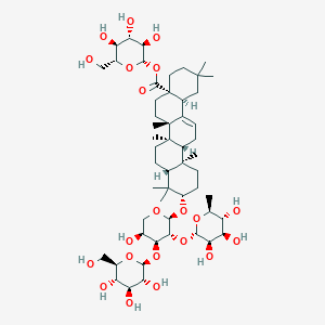 molecular formula C53H86O21 B8271683 Nudicaucin C CAS No. 211815-98-4