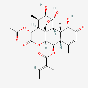 molecular formula C27H34O11 B8271754 Undulatone CAS No. 70993-77-0