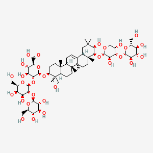 molecular formula C59H96O29 B8271780 Soyasaponin A1 CAS No. 78693-94-4