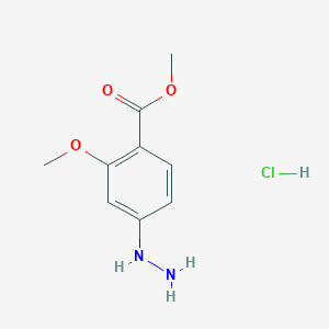 Methyl 4-hydrazinyl-2-methoxybenzoate hydrochloride