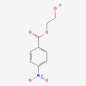 molecular formula C9H9NO5 B8271870 4-Nitrobenzoic acid 2-hydroxyethyl ester CAS No. 10516-12-8