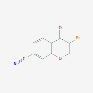 3-Bromo-4-oxochroman-7-carbonitrile