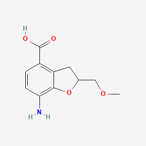 7-Amino-2-(methoxymethyl)-2,3-dihydrobenzofuran-4-carboxylic acid