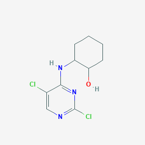 2-[(2,5-Dichloropyrimidin-4-yl)amino]cyclohexan-1-ol