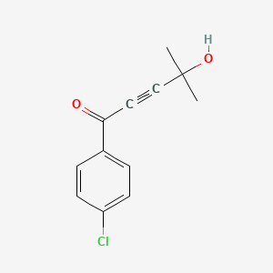 1-(4-Chlorophenyl)-4-hydroxy-4-methylpent-2-yn-1-one