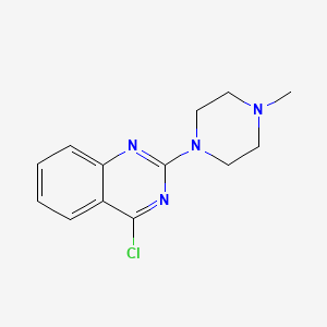 molecular formula C13H15ClN4 B8272165 2-[4-Methyl-1-piperazinyl]-4-chloroquinazoline 