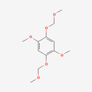 molecular formula C12H18O6 B8272180 1,4-Dimethoxy-2,5-bis(methoxymethoxy)benzene 