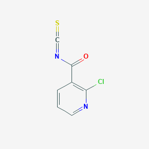 molecular formula C7H3ClN2OS B8272198 2-Chloronicotinoyl isothiocyanate 