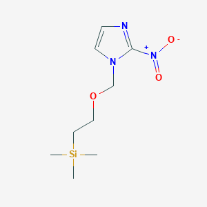molecular formula C9H17N3O3Si B8272204 2-nitro-1-(2-trimethylsilanyl-ethoxymethyl)-1H-imidazole CAS No. 121816-81-7