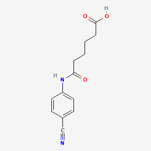 6-(4-Cyanophenylamino)-6-oxohexanoic acid