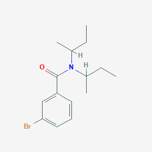 molecular formula C15H22BrNO B8272244 3-bromo-N,N-di-sec.butyl-benzamide 