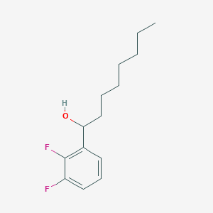 molecular formula C14H20F2O B8272264 1-(2,3-Difluorophenyl)octan-1-ol 