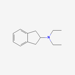 molecular formula C13H19N B8272278 N,N-diethyl-2,3-dihydro-1H-inden-2-amine 