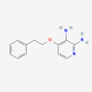 molecular formula C13H15N3O B8272287 2,3-Diamino-4-(2-phenylethoxy)pyridine 