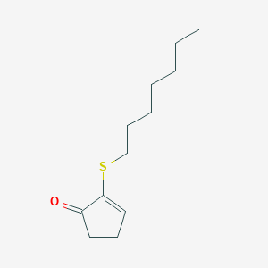 2-n-Heptylthiocyclopent-2-en-1-one