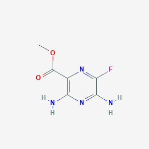 Methyl 3,5-diamino-6-fluoropyrazinoate