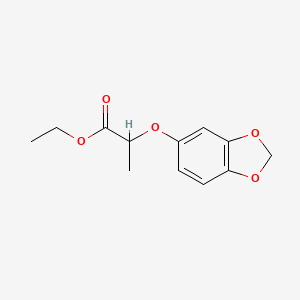 2-(Benzo[1,3]dioxol-5-yloxy)propionic acid ethyl ester