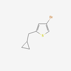 4-Bromo-2-(cyclopropylmethyl)thiophene