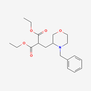 Diethyl 2-((4-benzylmorpholin-3-yl)methyl)malonate