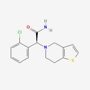 (S)-(+)-(2-chlorophenyl)(6,7-dihydro-4H-thieno[3,2-c]pyrid-5-yl)acetamide