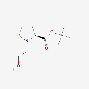 1-(2-hydroxy-ethyl)-pyrrolidine-2-(S)-carboxylic acid tertbutyl ester