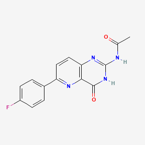 2-acetamido-6-(4-fluorophenyl)-pyrido[3,2-d]pyrimidin-4(3H)-one