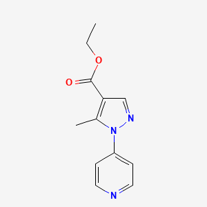 5-methyl-1-pyridin-4-yl-1H-pyrazole-4-carboxylic acid ethyl ester
