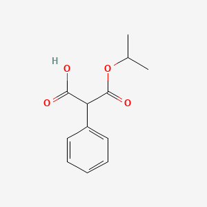 molecular formula C12H14O4 B8272700 Isopropyl Hydrogen Phenylmalonate 