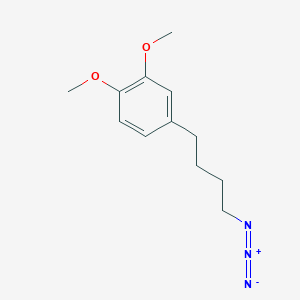 molecular formula C12H17N3O2 B8272753 4-(3,4-Dimethoxyphenyl)butyl azide 