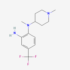 N1-methyl-N1-(1-methylpiperidin-4-yl)-4-(trifluoromethyl)benzene-1,2-diamine