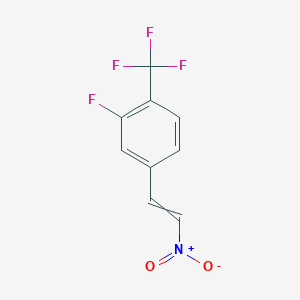2-Fluoro-4-(2-nitro-vinyl)-1-trifluoromethyl-benzene