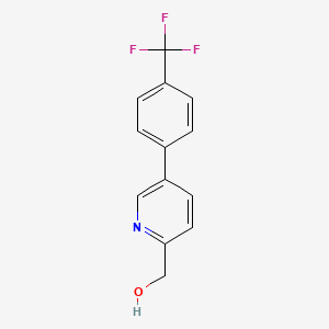 [5-(4-Trifluoromethyl-phenyl)-pyridin-2-yl]-methanol