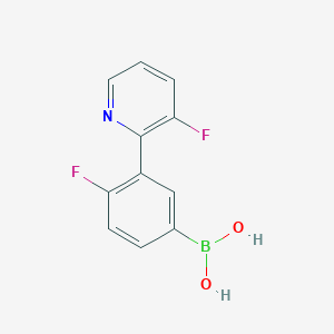 4-Fluoro-3-(3-fluoropyridin-2-yl)phenylboronic acid