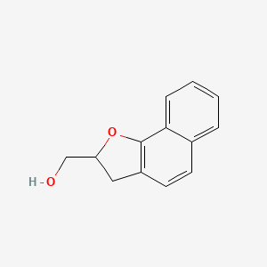 molecular formula C13H12O2 B8272876 (2,3-Dihydronaphtho[1,2-b]furan-2-yl)methanol CAS No. 63972-32-7