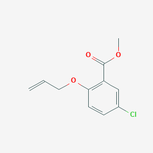 molecular formula C11H11ClO3 B8272888 Methyl 2-allyloxy-5-chlorobenzoate 