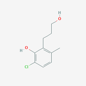 6-Chloro-2-(3-hydroxypropyl)-3-methylphenol