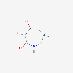 3-Bromo-6,6-dimethyl-azepane-2,4-dione