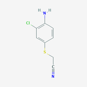 2-Chloro-4-cyanomethylthioaniline
