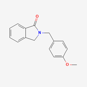 molecular formula C16H15NO2 B8273090 2-(4-Methoxybenzyl)isoindoline-1-one 
