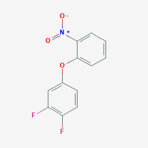 molecular formula C12H7F2NO3 B8273102 2-(3,4-Difluorophenoxy)-1-nitrobenzene CAS No. 640766-58-1