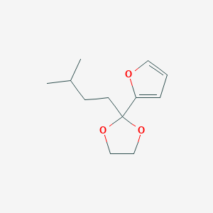 2-(2-Furanyl)-2-[(3-methyl)butyl]-1,3-dioxolane