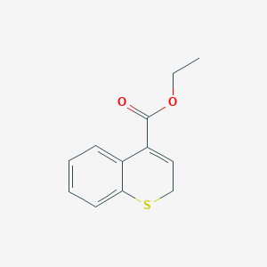 molecular formula C12H12O2S B8273167 Ethyl 2H-1-benzothiopyran-4-carboxylate 