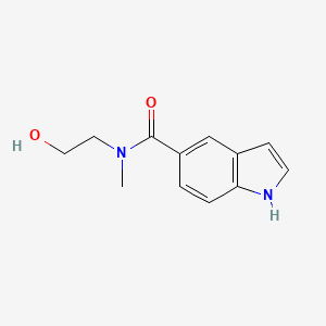 N-(2-hydroxyethyl)-N-methyl-1H-indole-5-carboxamide