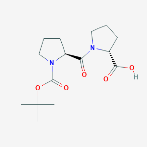molecular formula C15H24N2O5 B8273225 Boc-Pro-D-Pro-OH 