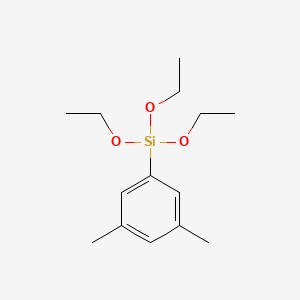 molecular formula C14H24O3Si B8273297 (3,5-Dimethylphenyl)triethoxysilane 