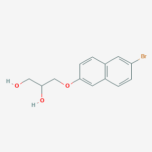 molecular formula C13H13BrO3 B8273366 3-(6-Bromo-2-napthyloxy)-1,2-propanediol 