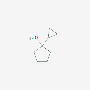 molecular formula C8H14O B8273472 1-Cyclopropylcyclopentan-1-ol 