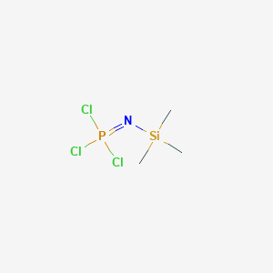 molecular formula C3H9Cl3NPSi B8273478 Phosphorimidic trichloride, (trimethylsilyl)- CAS No. 40678-60-2